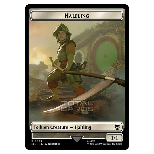 Magic The Gathering - Tales of Middle-earth Commander Tokens - Halfling - 0003