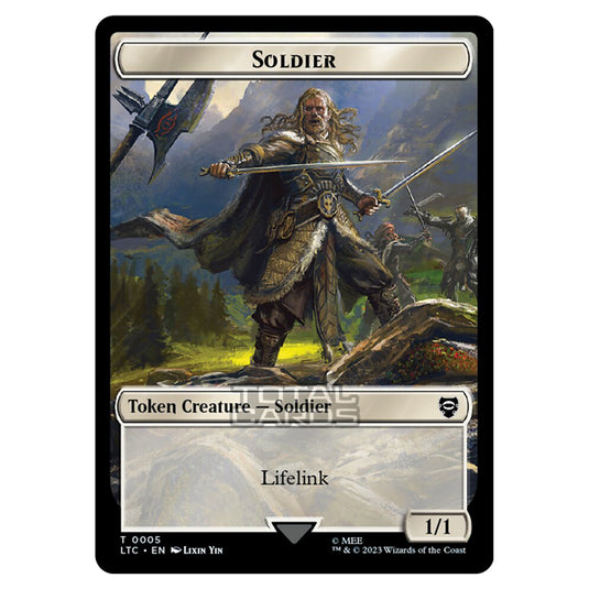 Magic The Gathering - Tales of Middle-earth Commander Tokens - Soldier - 0005