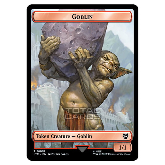 Magic The Gathering - Tales of Middle-earth Commander Tokens - Goblin - 0008