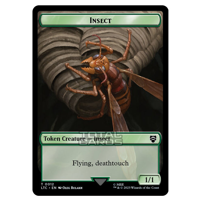 Insect Token Commanders Magic The Gathering - Tales of Middle-earth Commander Tokens - Insect
