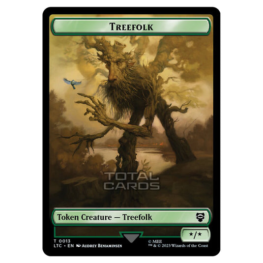 Magic The Gathering - Tales of Middle-earth Commander Tokens - Treefolk - 0013