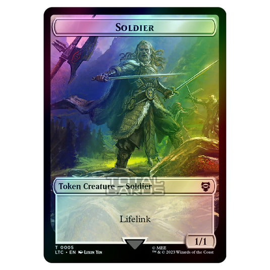 Magic The Gathering - Tales of Middle-earth Commander Tokens - Soldier - 0005 (Foil)