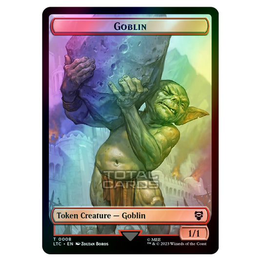 Magic The Gathering - Tales of Middle-earth Commander Tokens - Goblin - 0008 (Foil)