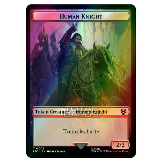 Human Knight Token LOTR MTG Lord Of The Rings Token Card - Human / Human Knight Double-Sided Token For LOTR Commander Decks Magic The Gathering Commander Token Human Knight Token LOTR MTG Lord Of The Rings Token Card - Human / Human Knight Double-Sided Token For LOTR Commander Decks Magic The Gathering Commander Token