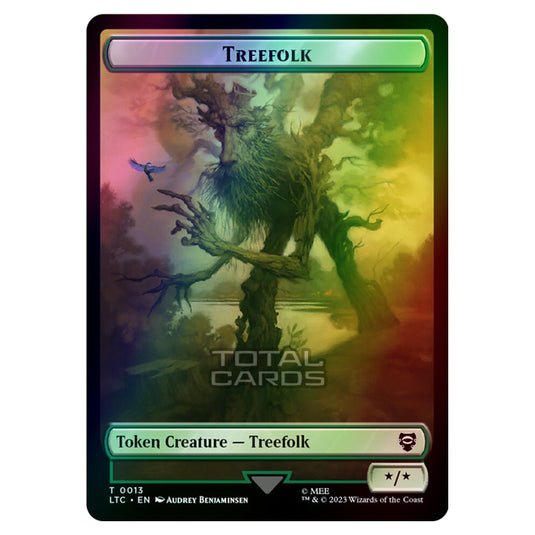 Magic The Gathering - Tales of Middle-earth Commander Tokens - Treefolk - 0013 (Foil)