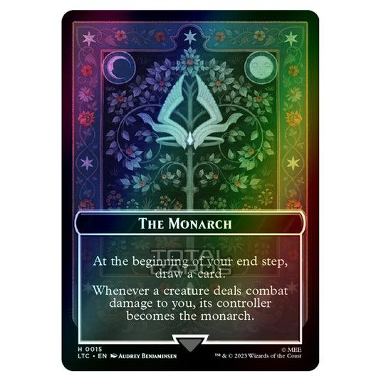 Magic The Gathering - Tales of Middle-earth Commander Tokens - The Monarch - 0015 (Foil)