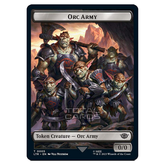 Magic The Gathering - Tales of Middle-earth Tokens - Orc Army- 0005