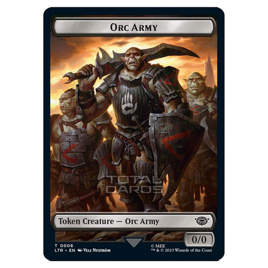 Magic The Gathering - Tales of Middle-earth Tokens - Orc Army- 0006