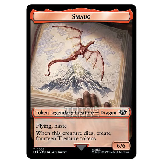 Magic The Gathering - Tales of Middle-earth Tokens - Smaug- 0007