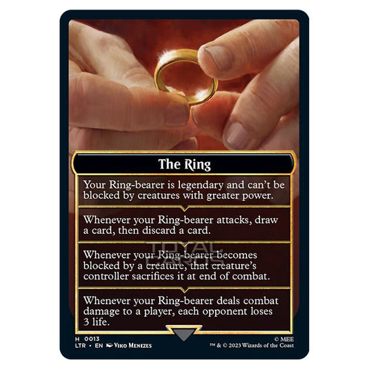 Magic The Gathering - Tales of Middle-earth Tokens - The Ring // The Ring Tempts You- 0013