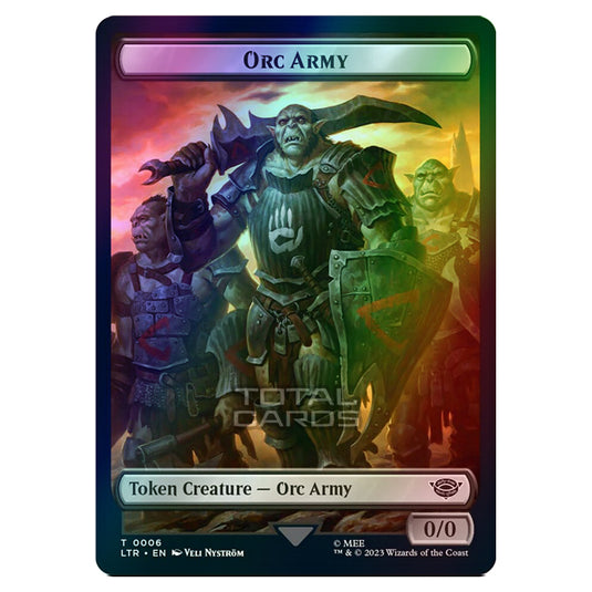 Magic The Gathering - Tales of Middle-earth Tokens - Orc Army- 0006 (Foil)