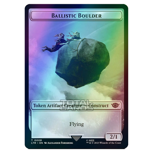 Magic The Gathering - Tales of Middle-earth Tokens - Ballistic Boulder- 0008 (Foil)