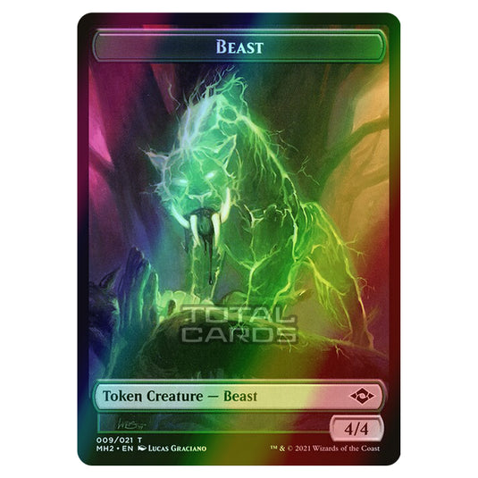 Magic The Gathering - Modern Horizons 2 - Tokens - Beast - 9/21 (Foil)