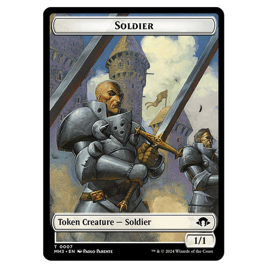 Magic The Gathering - Modern Horizons 3 Tokens - Soldier - 0007