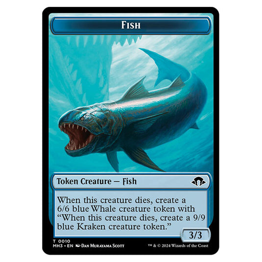 Magic The Gathering - Modern Horizons 3 Tokens - Fish - 0010