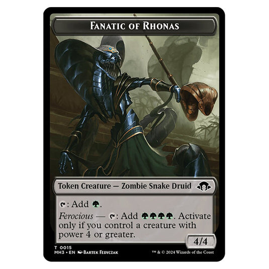 Magic The Gathering - Modern Horizons 3 Tokens - Fanatic of Rhonas - 0015