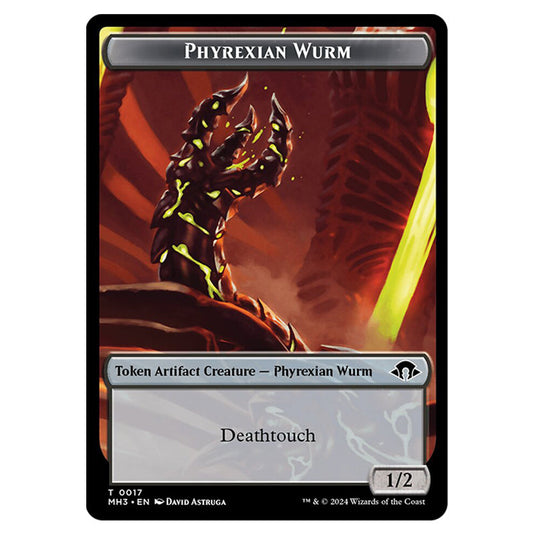 Magic The Gathering - Modern Horizons 3 Tokens - Phyrexian Wurm - 0017