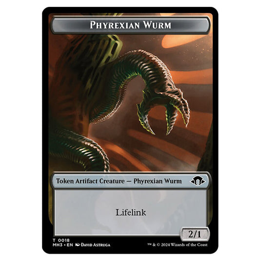 Magic The Gathering - Modern Horizons 3 Tokens - Phyrexian Wurm - 0018