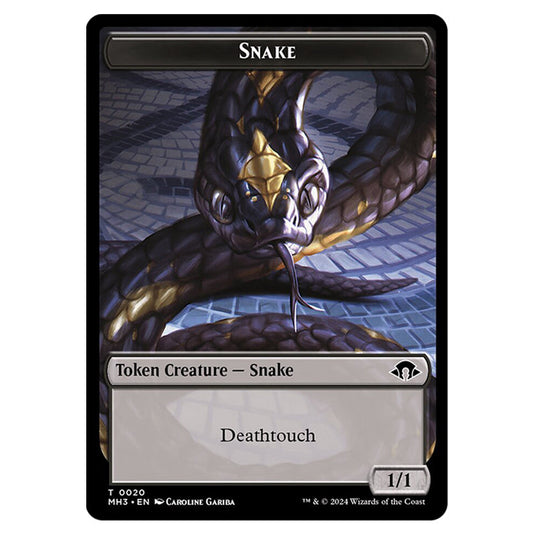 Magic The Gathering - Modern Horizons 3 Tokens - Snake - 0020