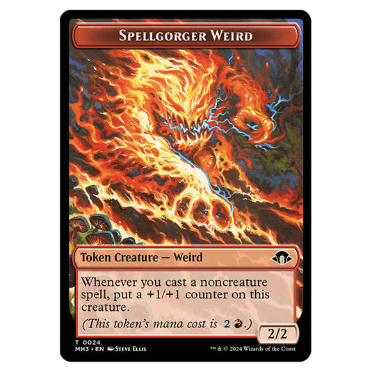 Magic The Gathering - Modern Horizons 3 Tokens - Spellgorger Weird - 0024