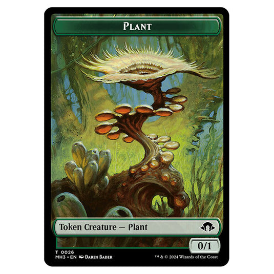 Magic The Gathering - Modern Horizons 3 Tokens - Plant - 0026