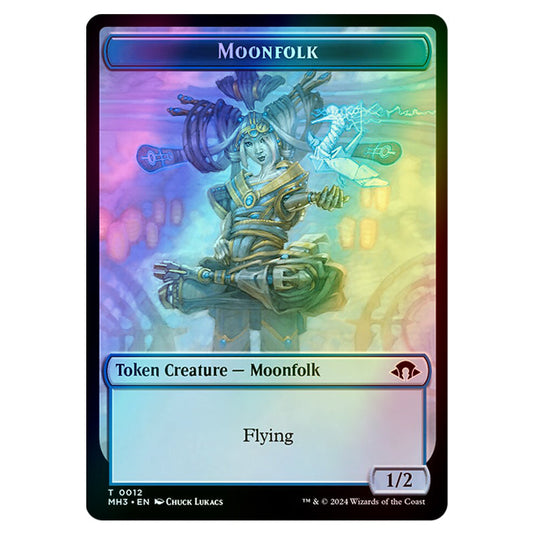 Magic The Gathering - Modern Horizons 3 Tokens - Moonfolk - 0012 (Foil)