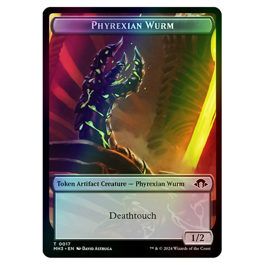 Magic The Gathering - Modern Horizons 3 Tokens - Phyrexian Wurm - 0017 (Foil)