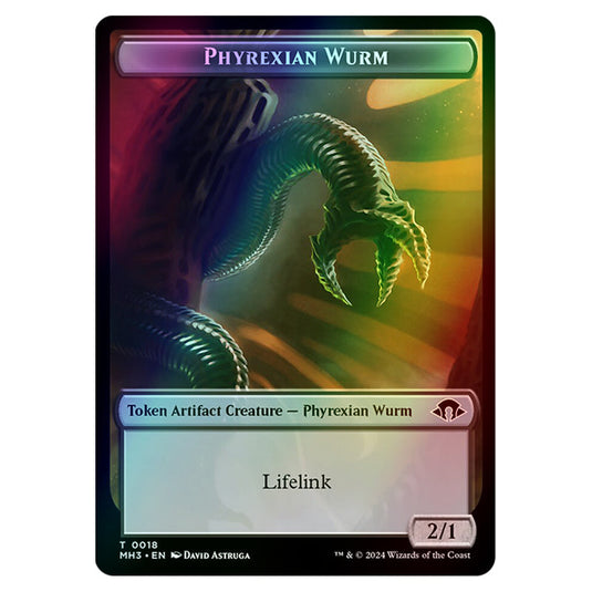 Magic The Gathering - Modern Horizons 3 Tokens - Phyrexian Wurm - 0018 (Foil)