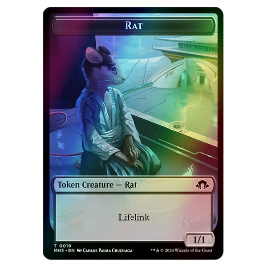 Magic The Gathering - Modern Horizons 3 Tokens - Rat - 0019 (Foil)