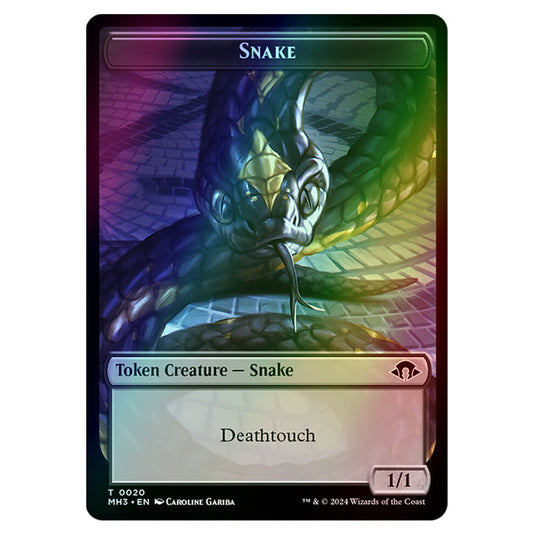 Magic The Gathering - Modern Horizons 3 Tokens - Snake - 0020 (Foil)