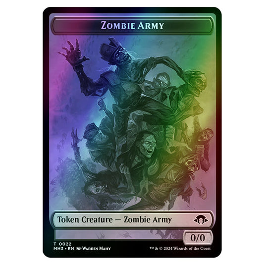 Magic The Gathering - Modern Horizons 3 Tokens - Zombie Army - 0022 (Foil)