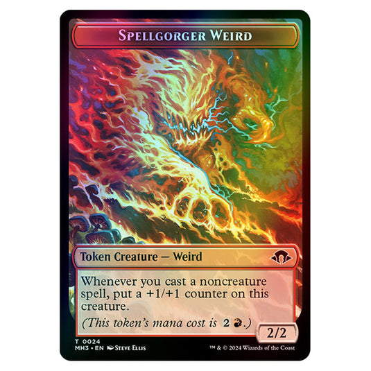 Magic The Gathering - Modern Horizons 3 Tokens - Spellgorger Weird - 0024 (Foil)