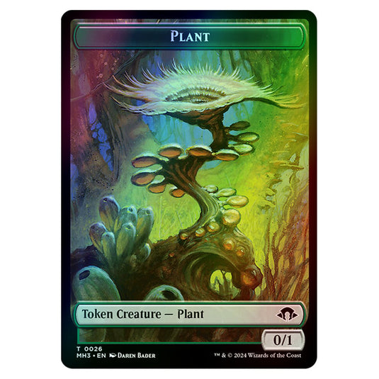 Magic The Gathering - Modern Horizons 3 Tokens - Plant - 0026 (Foil)