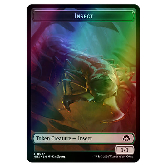 Magic The Gathering - Modern Horizons 3 Tokens - Insect - 0027 (Foil)