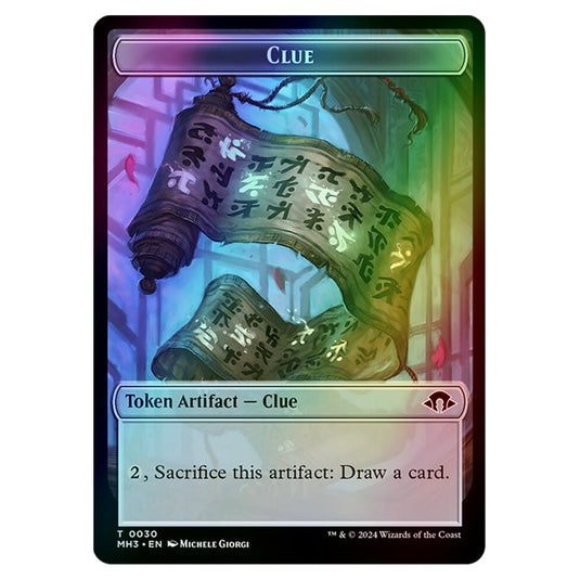 Magic The Gathering - Modern Horizons 3 Tokens - Clue - 0030 (Foil)