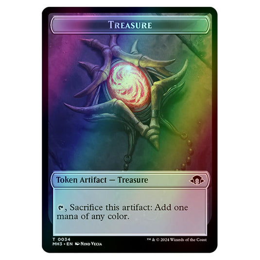 Magic The Gathering - Modern Horizons 3 Tokens - Treasure - 0034 (Foil)