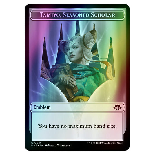 Magic The Gathering - Modern Horizons 3 Tokens - Tamiyo, Seasoned Scholar - 0035 (Foil)