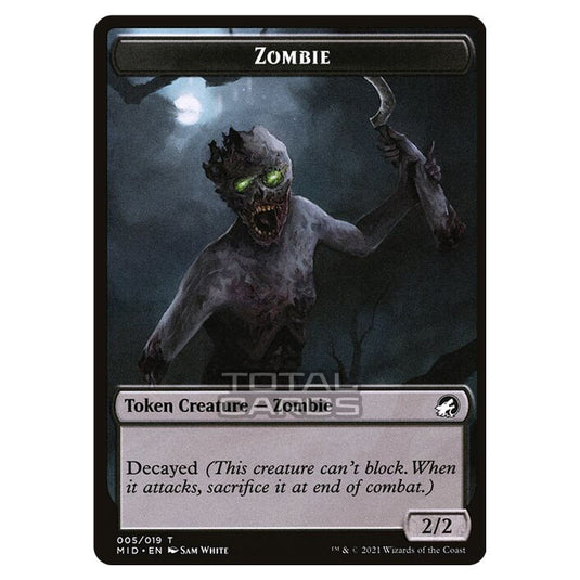 Magic The Gathering - Innistrad - Midnight Hunt - Zombie - 5/20