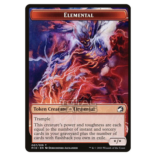 Magic The Gathering - Innistrad - Midnight Hunt - Elemental - 7/20