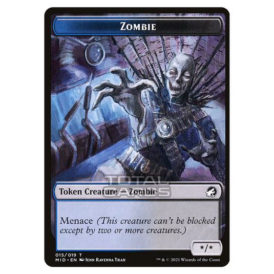 Magic The Gathering - Innistrad - Midnight Hunt - Zombie - 15/20