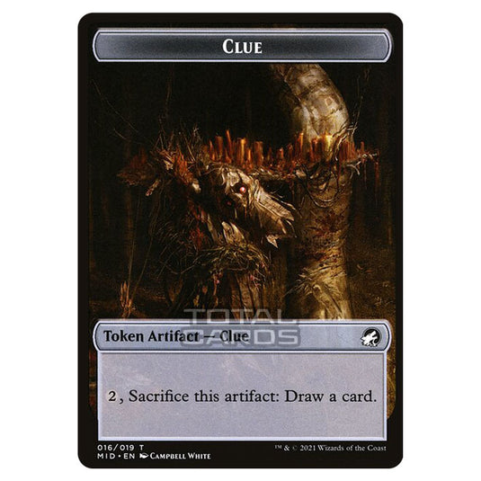 Magic The Gathering - Innistrad - Midnight Hunt - Clue - 16/20