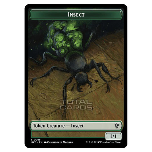 Magic The Gathering - Murders at Karlov Manor - Commander - Tokens - Insect - 0016