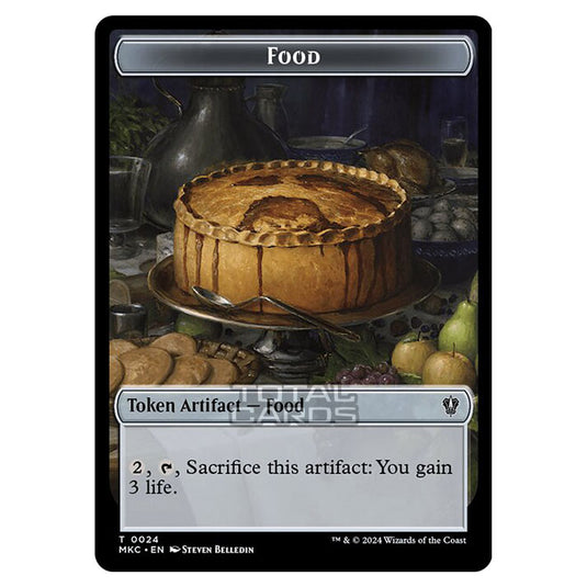 Magic The Gathering - Murders at Karlov Manor - Commander - Tokens - Food - 0024