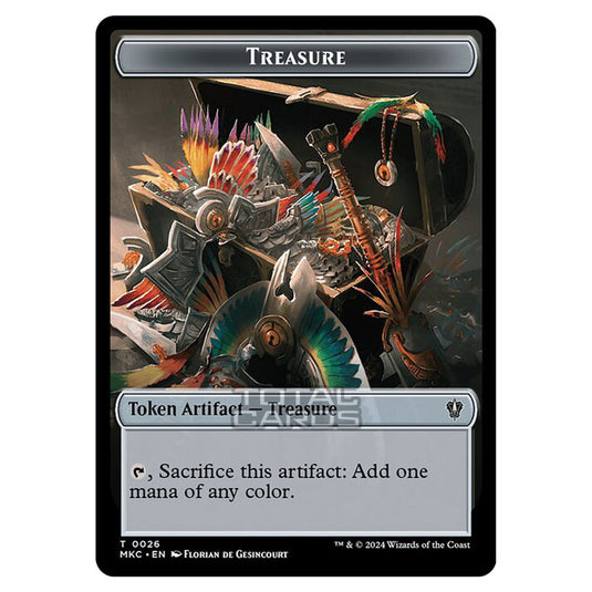 Magic The Gathering - Murders at Karlov Manor - Commander - Tokens - Treasure - 0026