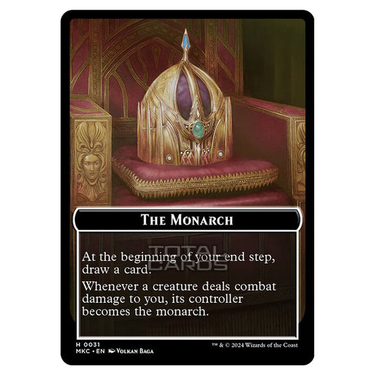 Magic The Gathering - Murders at Karlov Manor - Commander - Tokens - The Monarch - 0031