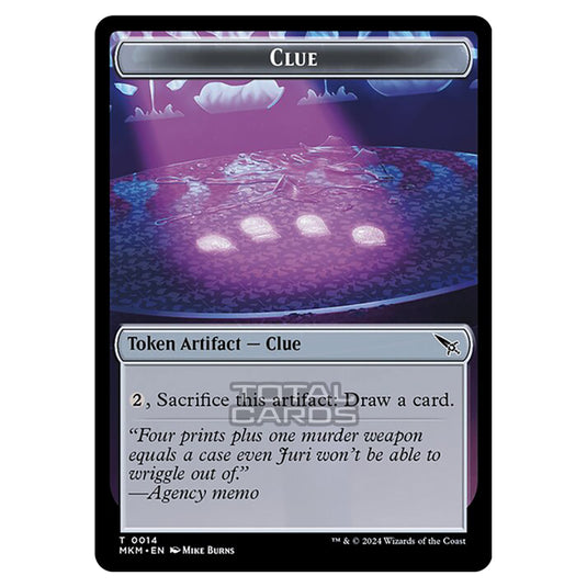 Magic The Gathering - Murders at Karlov Manor - Tokens - Clue - 0014