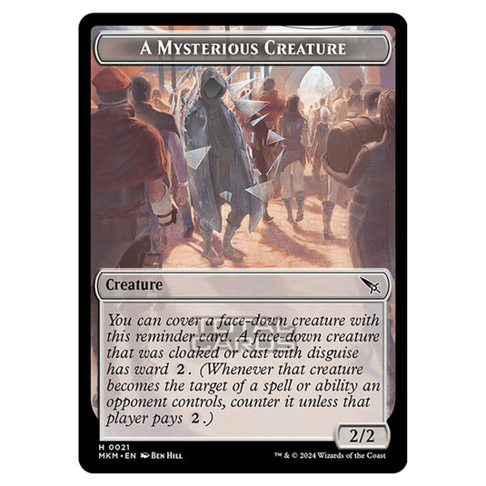 Magic The Gathering - Murders at Karlov Manor - Tokens - A Mysterious Creature - 0021