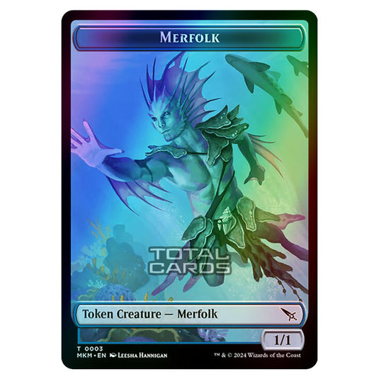 Magic The Gathering - Murders at Karlov Manor - Tokens - Merfolk - 0003 (Foil)