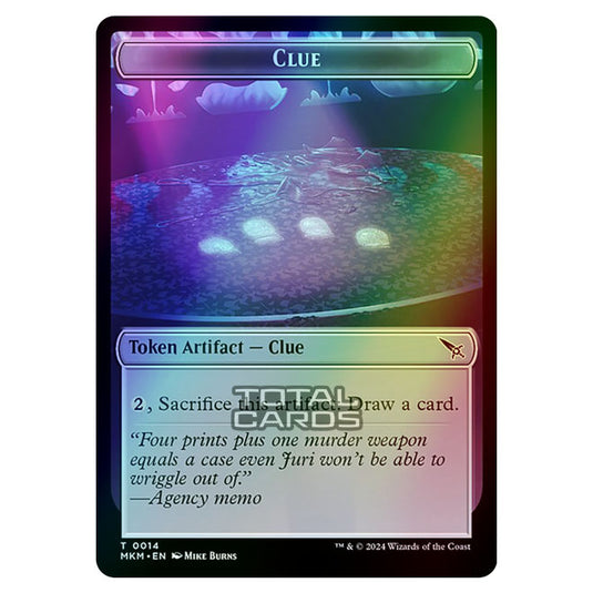 Magic The Gathering - Murders at Karlov Manor - Tokens - Clue - 0014 (Foil)
