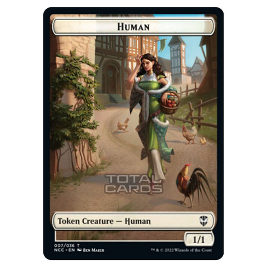 Magic The Gathering - Streets of New Capenna - Commander Tokens - Human - 7/36